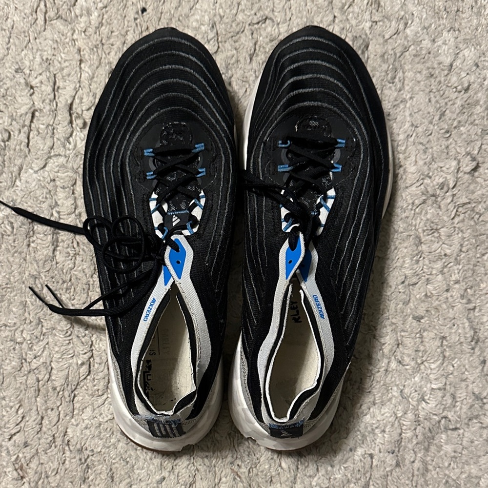 adidas Black and Blue Athletic Shoes